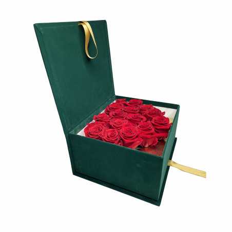 Box con Rose Stabilizzate Apertura a Libro shop online