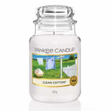 Candela Clean Cotton Yankee Candle shop online