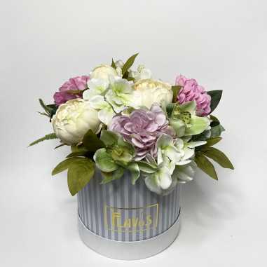 Box Flavus con fiori artificiali shop online